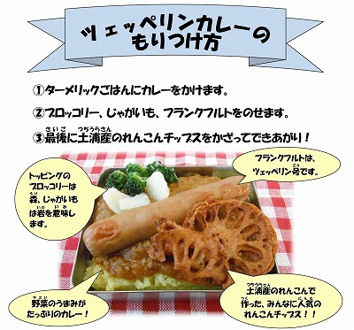 ツェッペリンカレーの盛り付け方(1)