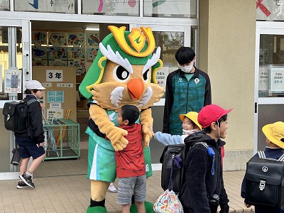 あいさつ運動がはじまりました！