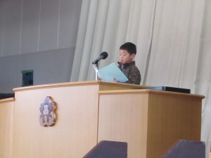 令和６年度冬休み前集会