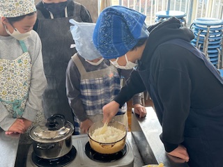 家庭科調理実習