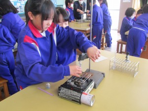 ４年生理科「水のあたたかり方」
