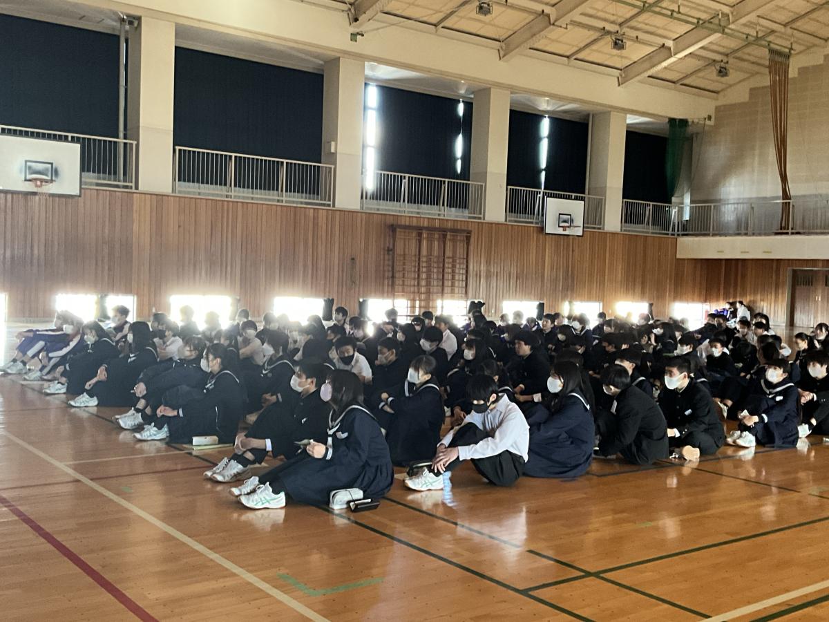 修学旅行の説明がありました！