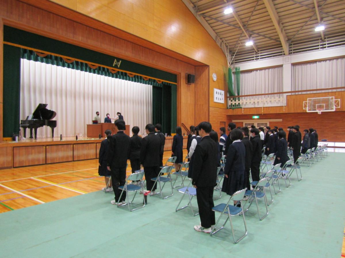 ５～８年・９年生卒業式練習