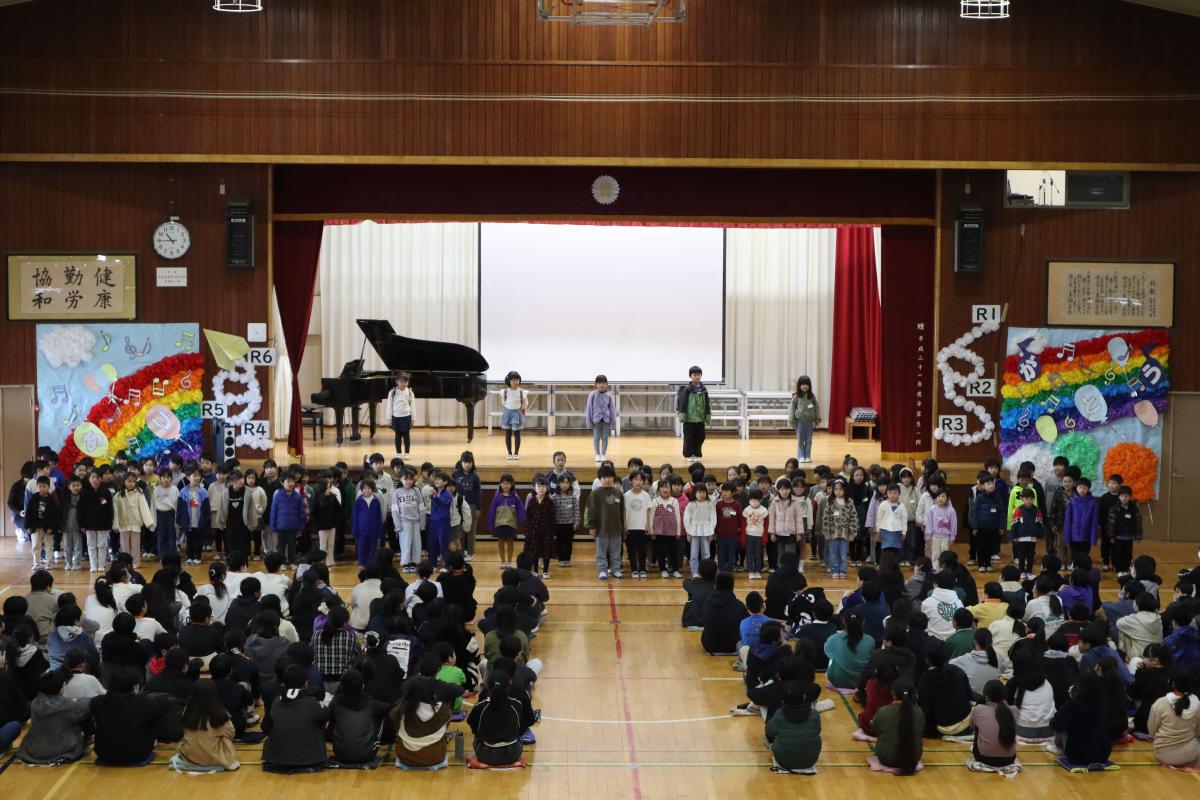６年生を送る会（3月7日）
