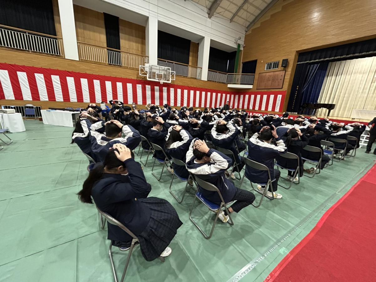 土浦市シェイクアウト訓練