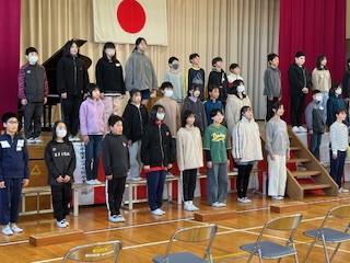 卒業式の練習