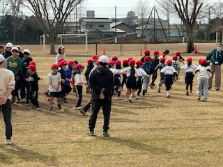 １年生と６年生のふれあい遊び