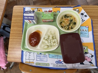 小学校最後の給食