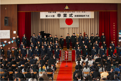第46回卒業式・前期課程修了式