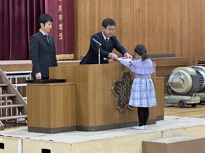 令和6年度　修了式