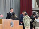 離任式
