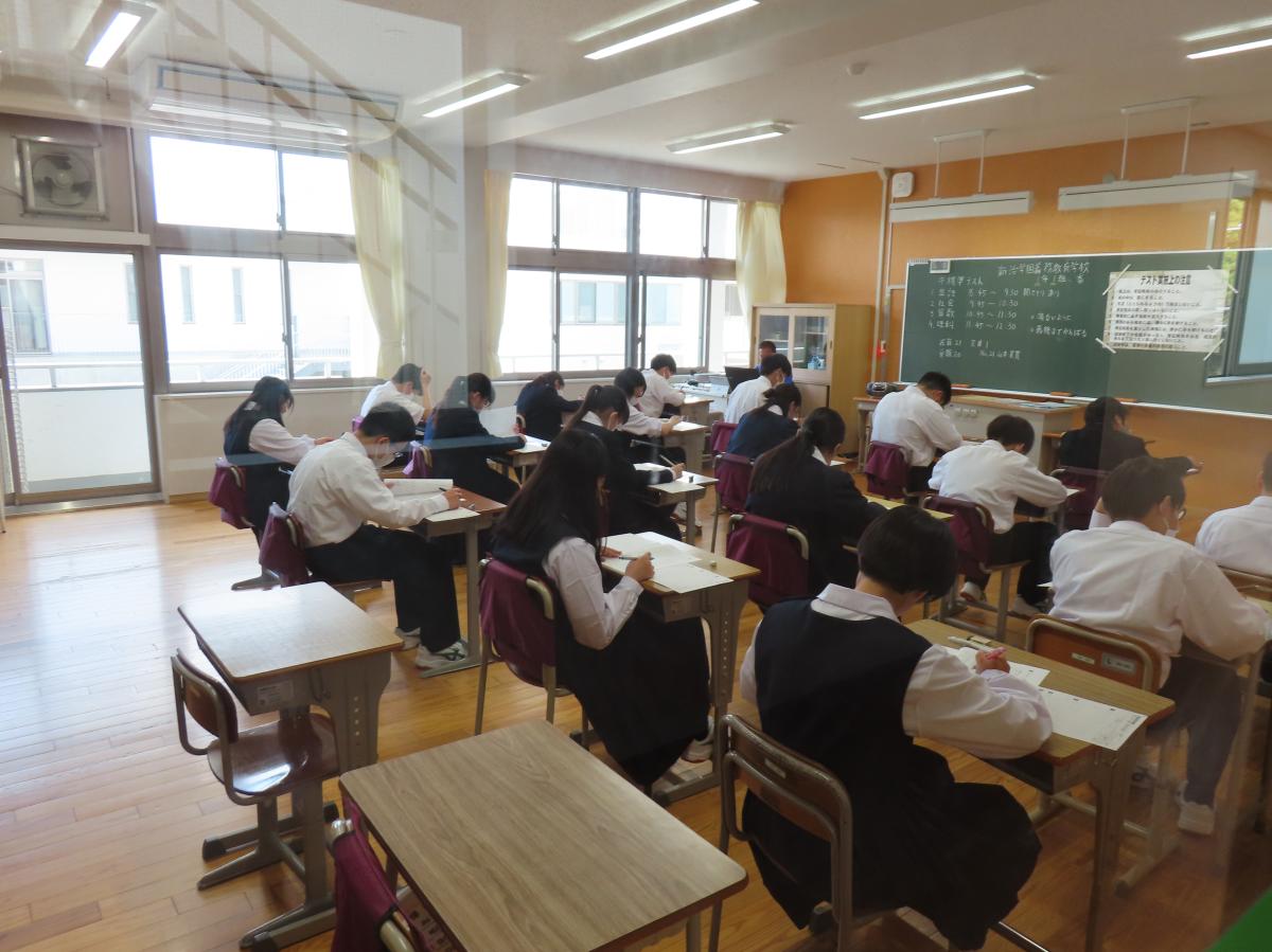 土浦市標準学力調査が行われました