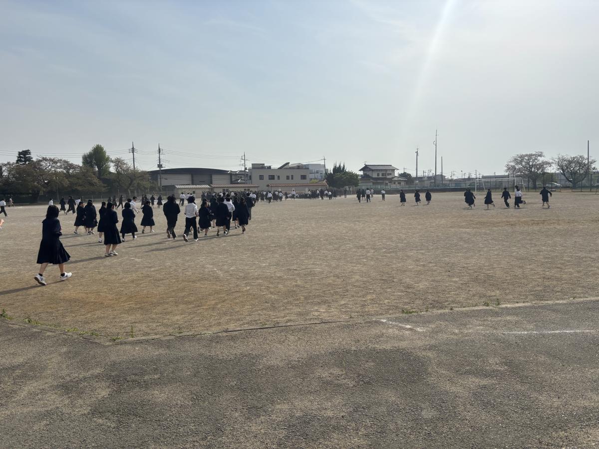 避難訓練！