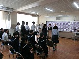 前期学級委員任命式