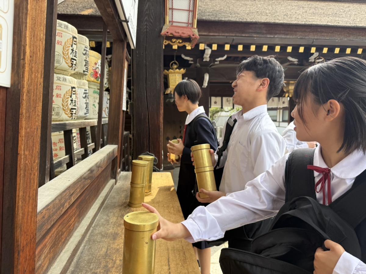 ９年生　修学旅行　タクシー班別研修