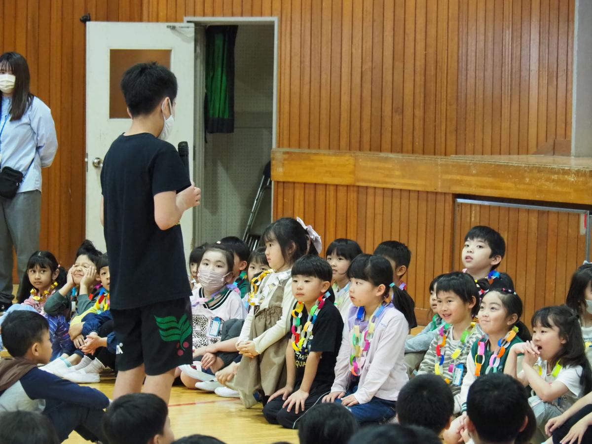 １年生を迎える会に向けて