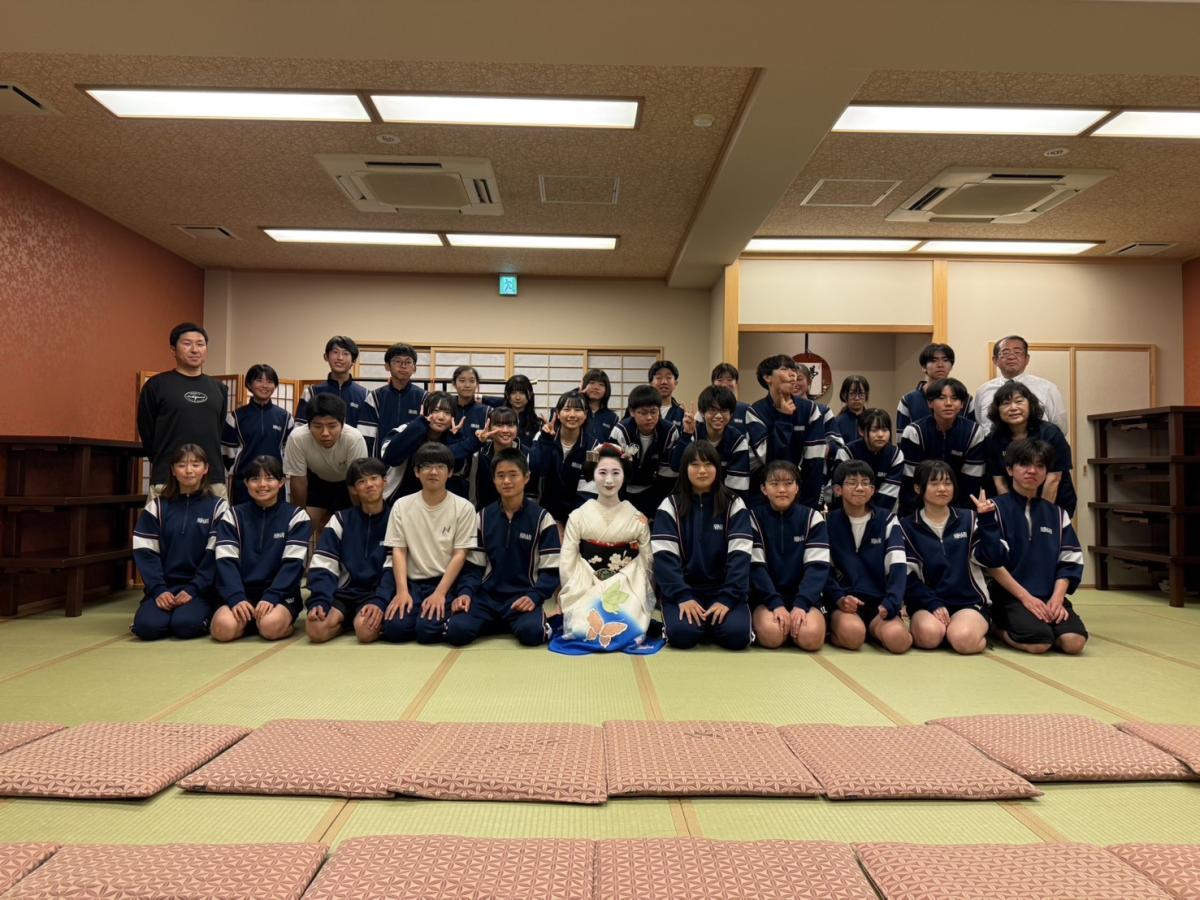 ９年生　修学旅行　舞妓鑑賞