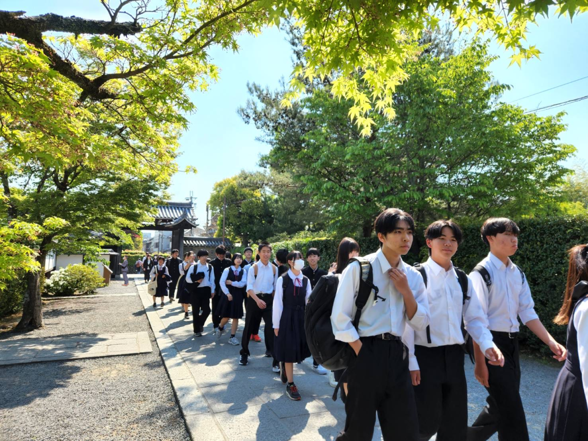 ９年生　修学旅行　最終日　嵐山