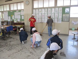 縦割り清掃と縦割り遊び