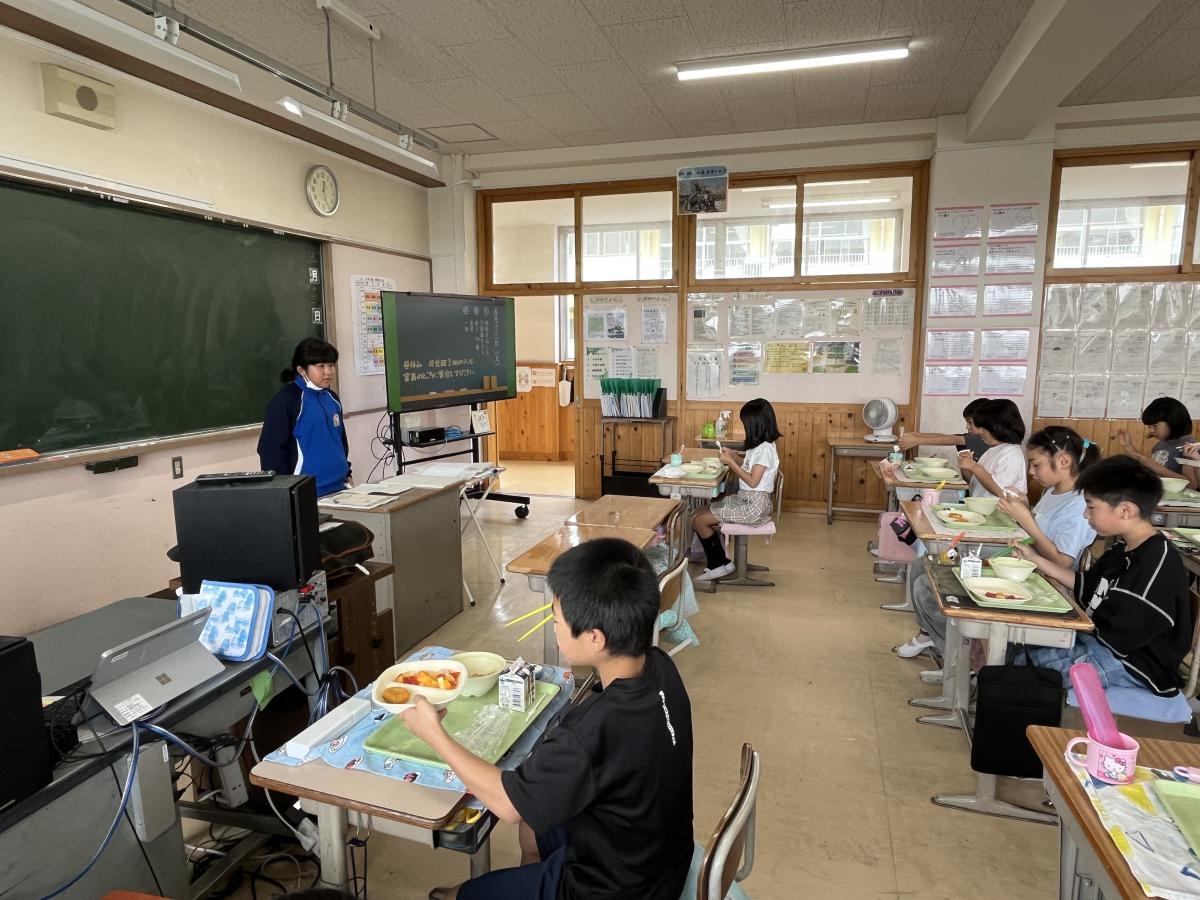 ５月１３日（火）　給食委員会の呼びかけ