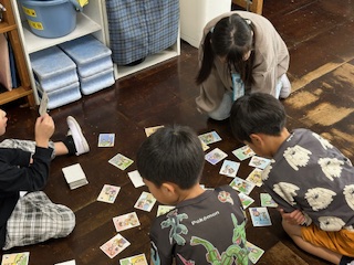 雨の日の業間休み