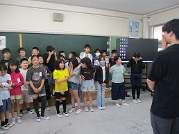 教育実習生とのお別れ会