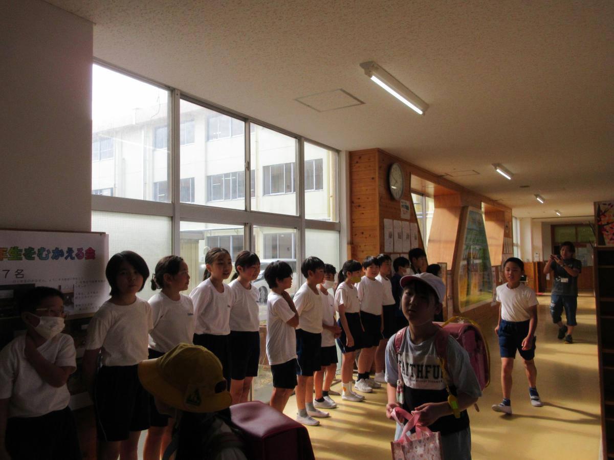 ６月１９日（木）【大岩田小学校あいさつ運動】が始まりました！