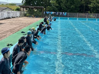 プール学習スタート