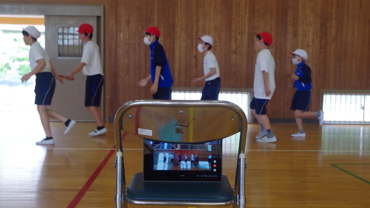 ICTを活用した体育（６年生）