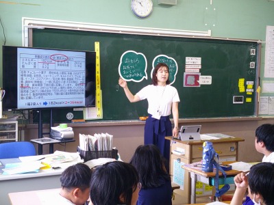 ４年生食育授業「おやつのとり方について考えよう」