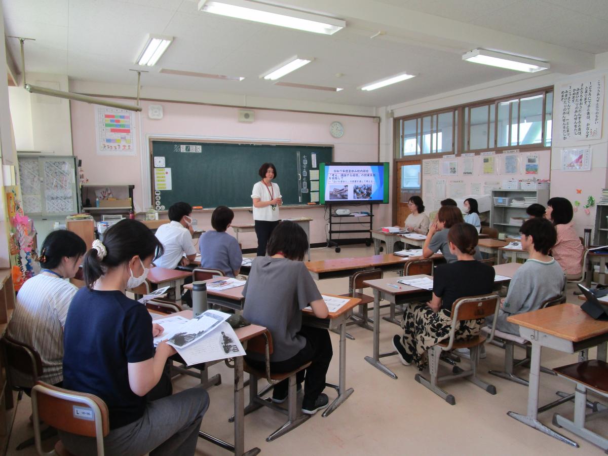 ７月２２日～２４日　職員主催による校内研修を実施しました